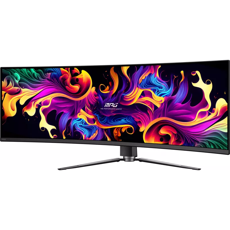 MSI MPG 491CQPX QD-OLED arvutikuvar 124,5 cm (49 tolli) 5120 x 1440 pikslit Dual QHD Must