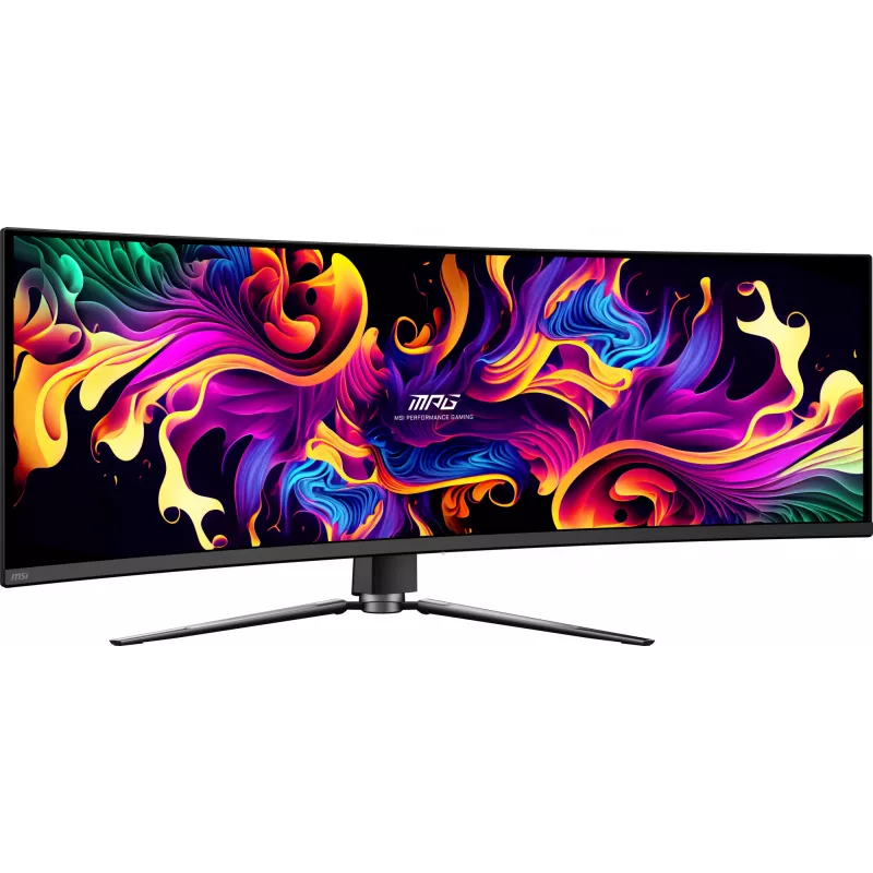 MSI MPG 491CQPX QD-OLED arvutikuvar 124,5 cm (49 tolli) 5120 x 1440 pikslit Dual QHD Must