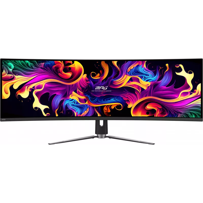 MSI MPG 491CQPX QD-OLED arvutikuvar 124,5 cm (49 tolli) 5120 x 1440 pikslit Dual QHD Must