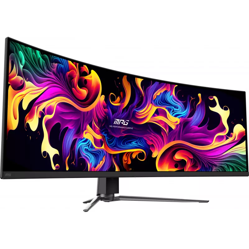 MSI MPG 491CQPX QD-OLED arvutikuvar 124,5 cm (49 tolli) 5120 x 1440 pikslit Dual QHD Must