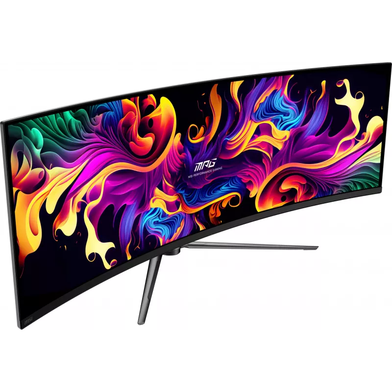 MSI MPG 491CQPX QD-OLED arvutikuvar 124,5 cm (49 tolli) 5120 x 1440 pikslit Dual QHD Must