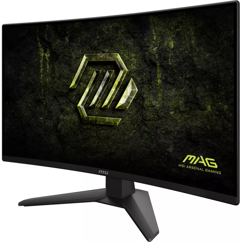 27-tolline MSI MAG 274CF X24 kumer Rapid VA monitor, Full HD 1920×1080, 0,5 ms, 300 cd/m², VESA, must