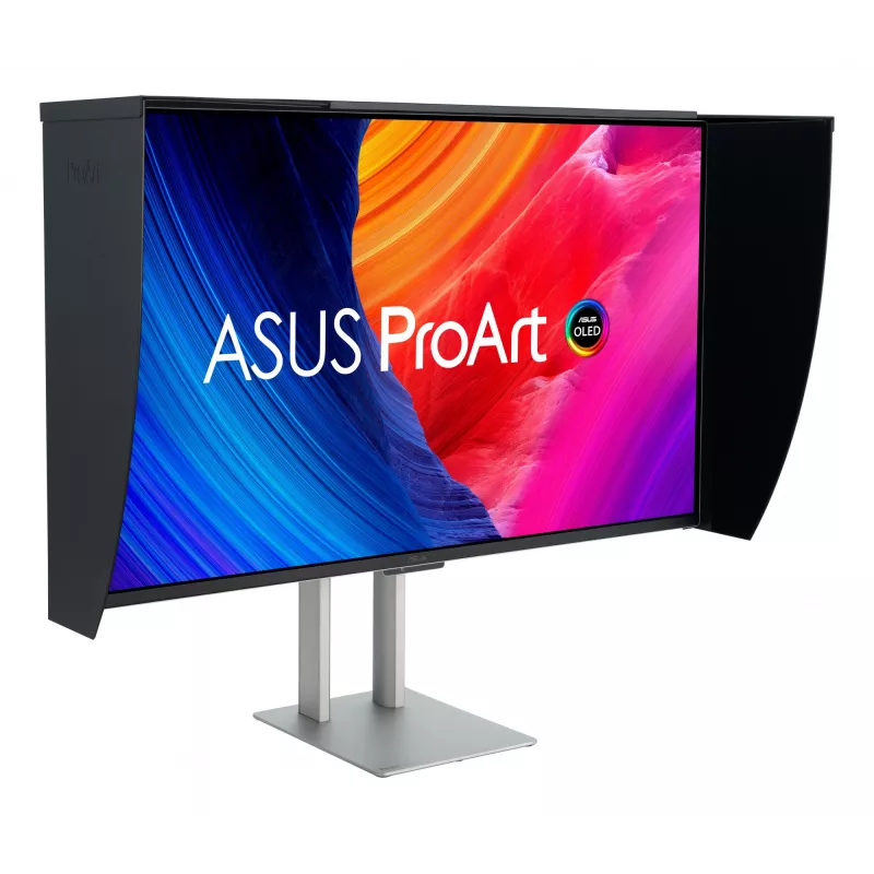 ASUS ProArt OLED PA32UCDMR-K arvutimonitor 80 cm (31,5 tolli) 3840 x 2160 pikslit 4K Ultra HD QD-OLED Must, Hõbedane