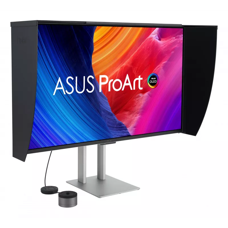 ASUS ProArt OLED PA32UCDMR-K arvutimonitor 80 cm (31,5 tolli) 3840 x 2160 pikslit 4K Ultra HD QD-OLED Must, Hõbedane