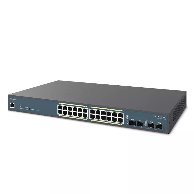 Hallatav lüliti EnGenius FitSwitch 24 PoE 24x Gigabit Ethernet pordid