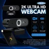 Origin Storage USB-veebikaamera 2K Full HD, 5 MP, 2592 x 1944 pikslit, 2K Ultra HD, 60 kaadrit/s, 10x, USB 2.0