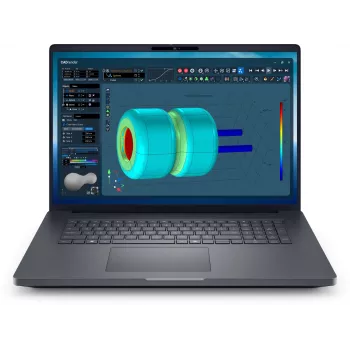 DELL Pro Max 18 Plus MB18250 Intel Core Ultra 7 265HX mobiilne tööjaam 45,7 cm (18 tolli) Quad HD+ 32 GB DDR5-SDRAM 1 TB SSD NVIDIA RTX PRO 3000 Blackwell Wi-Fi 7 (802.11be) Windows 11 Pro saksa must