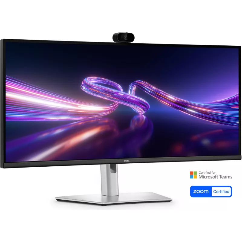 DELL Pro P P3426WEV arvutikuvar 86,6 cm (34,1 tolli) 3440 x 1440 pikslit Wide Quad HD LCD Must, Hõbedane