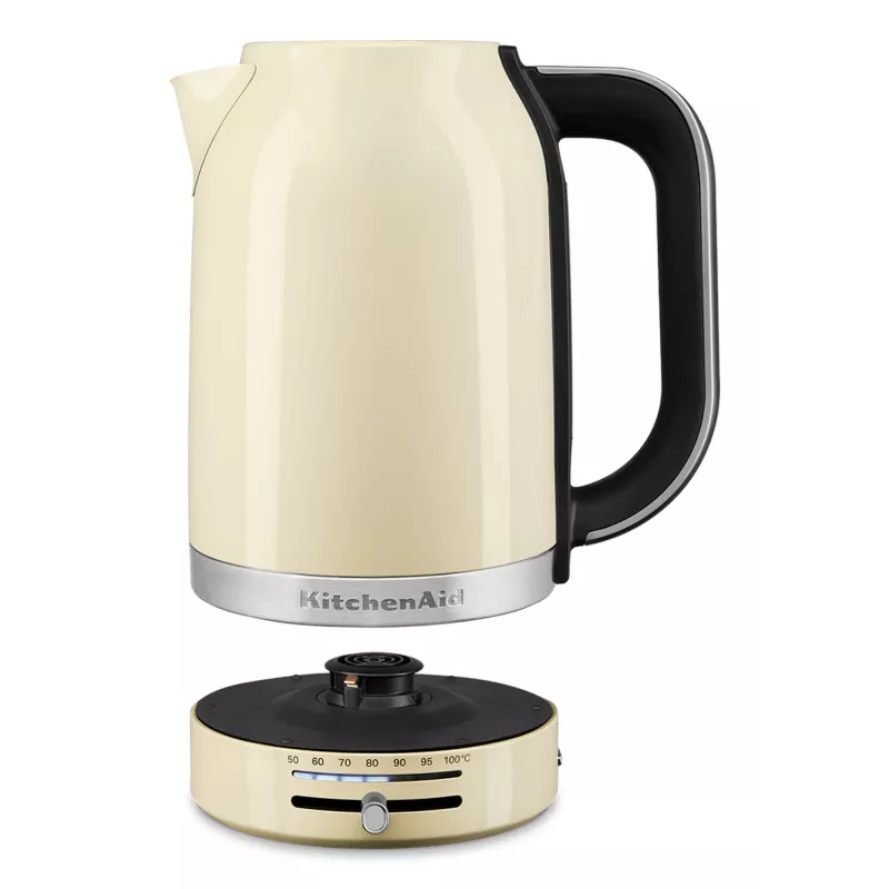 KitchenAid 5KEK1701EAC elektriline veekeetja 1.7 L 2400 W Must, Kreem, Roostevaba teras