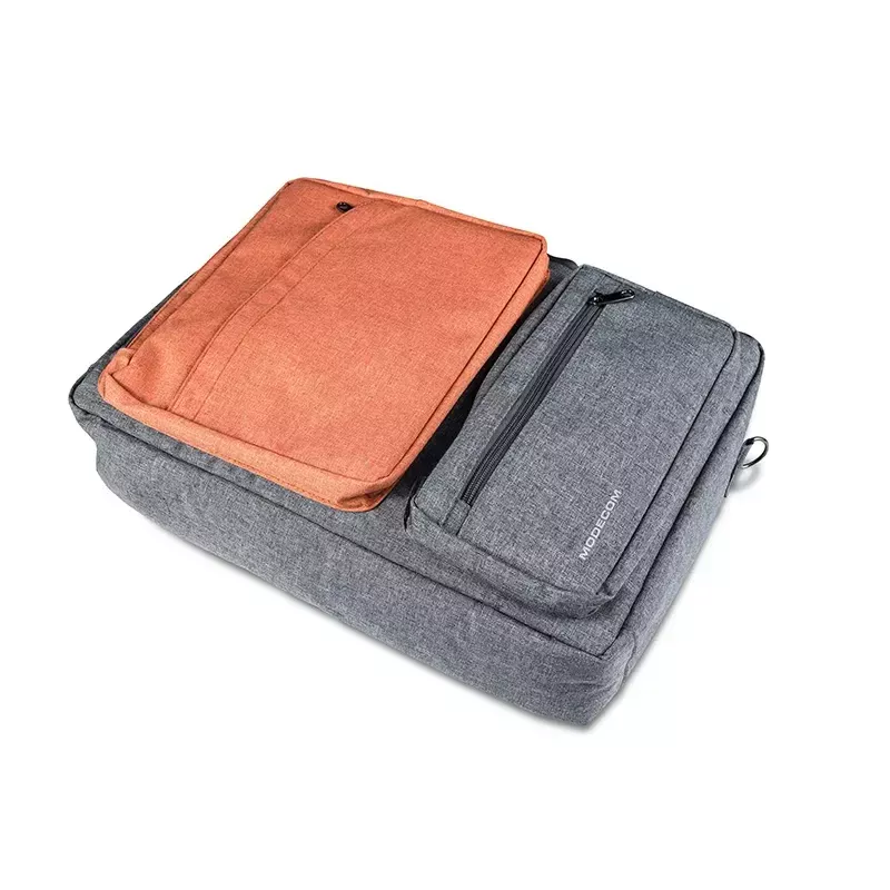 Messenger case MODECOM RENO for 15.6 inch (39.6 cm) laptops, nylon, hall/oranž