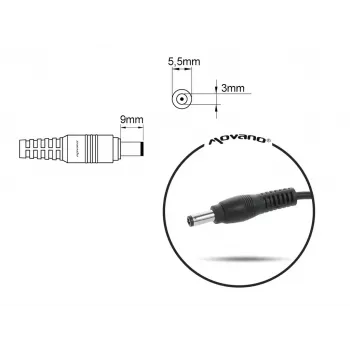 Sülearvuti laadija MITSU 19V 4,74A (5,5×3,0 mm pistik) ühildub Samsungiga