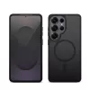 Kaitseümbris Crong Hybrid Matte Magnetic Samsung Galaxy S25 Ultra jaoks — TPU+PC, must
