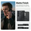 Kaitseümbris Crong Hybrid Matte Magnetic Samsung Galaxy S25 Ultra jaoks — TPU+PC, must