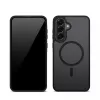 Kaitseümbris Crong Hybrid Matte Magnetic Samsung Galaxy A56-le — TPU + PC, must