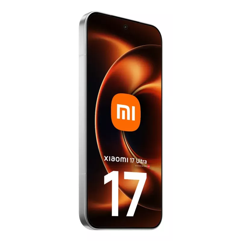 Nutitelefon Xiaomi 17 Ultra — 6,9 tolli (17,5 cm) 2656×1220, Snapdragon 8 Elite Gen 5, 16 GB muutmälu, 512 GB, 6000 mAh, valge