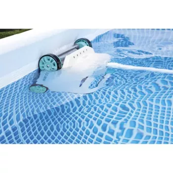 Robootiline basseinipuhastaja Intex 28005 — basseinidele, sinine/valge, kaal 5,66 kg