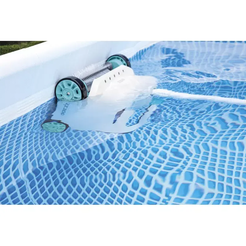 Robootiline basseinipuhastaja Intex 28005 — basseinidele, sinine/valge, kaal 5,66 kg