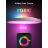 Nutikas laelamp Govee 30cm RGBWW + RGBIC Wi‑Fi/Bluetooth 28 W, valge, Ø300×30 mm