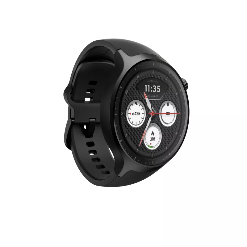 Motorola Moto Watch 3.63 cm (1.43 tolli) OLED 47 mm digitaalne puuteekraan must GPS (satelliit)