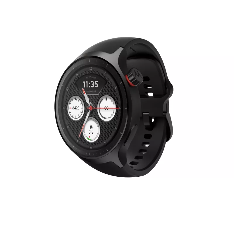 Motorola Moto Watch 3.63 cm (1.43 tolli) OLED 47 mm digitaalne puuteekraan must GPS (satelliit)