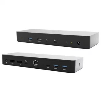 i-tec Thunderbolt 4 Intelligent Dual Display dokkimisjaam + toiteedastus 90 W