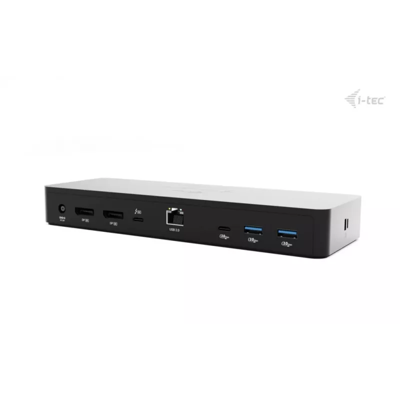 i-tec Thunderbolt 4 Intelligent Dual Display dokkimisjaam + toiteedastus 90 W