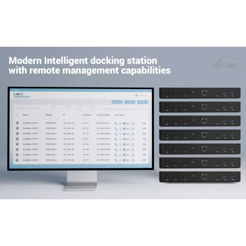 i-tec Thunderbolt 4 Intelligent Dual Display dokkimisjaam + toiteedastus 90 W