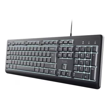 Trust Primo valgustatud klaviatuur Home/Office USB QWERTY US English must