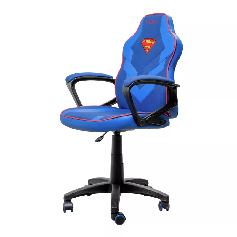 Mängutool TRUST GXT 703SM REVVO Kids Superman Blue – laste mängutool, ergonoomiline disain, reguleeritavad omadused