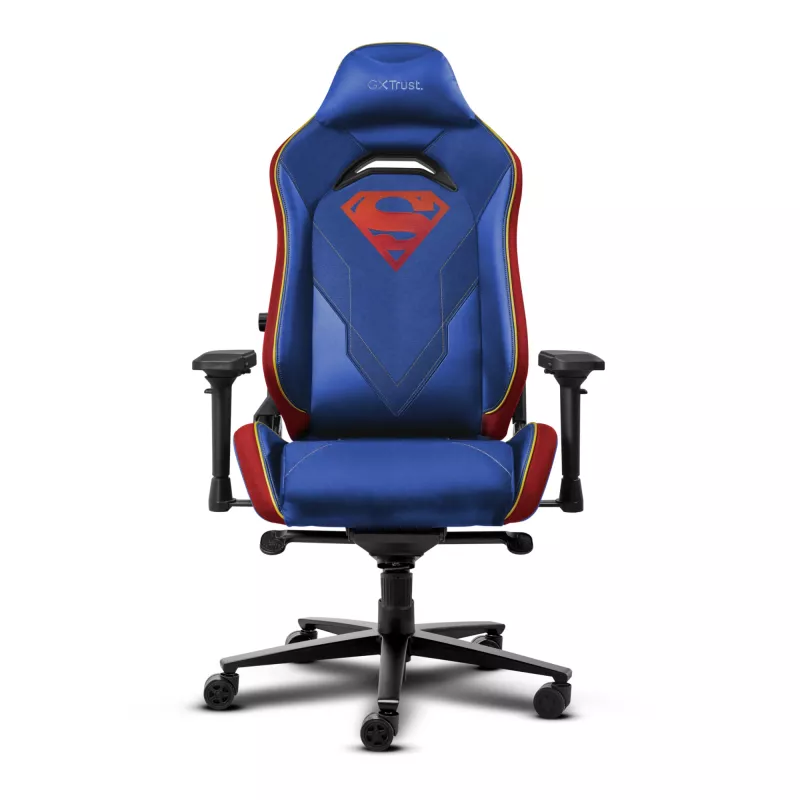 Mängutool TRUST RUYA PRO GXT721SM Superman — ergonoomiline disain, reguleeritav kõrgus