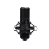 Stuudiomikrofon TRUST GXT 269 Emita II — juhtmega USB, metallkorpus, lauakinnitus, must (42×162×42 mm)
