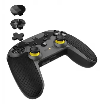 Gamepad TRUST 25789 — Must Bluetooth/USB-kontroller Androidile, Nintendo Switchile, PC-le, iOS-ile, 8 m ulatus, 3 m kaabel