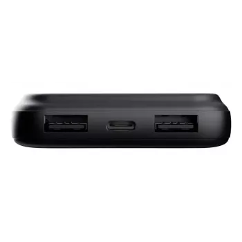 Akupank TRUST 25882 — Kaasaskantav Li-Ion 10000 mAh, PD 3.0/PPS/QC3.0, 2×USB-A + 1×USB-C, 20 W, Must