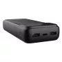 Akupank TRUST 25883 — 20000 mAh Li‑Ion, PD ja Quick Charge 3.0, 2×USB‑A + 1×USB‑C, 20 W, must