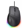 Mängurihiir TRUST GXT 145 Rexxa paremakäeline USB Type-A 12800 DPI, juhtmega, RGB-ratas, must