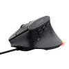 Mängurihiir TRUST GXT 145 Rexxa paremakäeline USB Type-A 12800 DPI, juhtmega, RGB-ratas, must