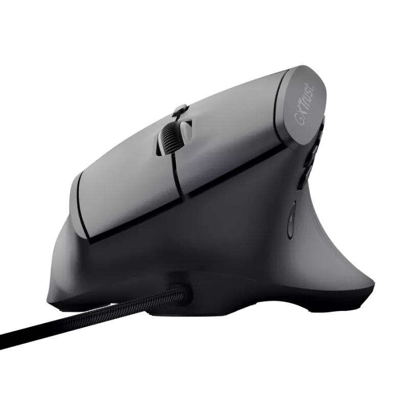Mängurihiir TRUST GXT 145 Rexxa paremakäeline USB Type-A 12800 DPI, juhtmega, RGB-ratas, must