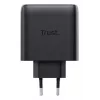 TRUST Maxo 65W siseruumide vahelduvvoolu kiirlaadija, 3× USB-C, max 20 V, 2 m kaabel, must