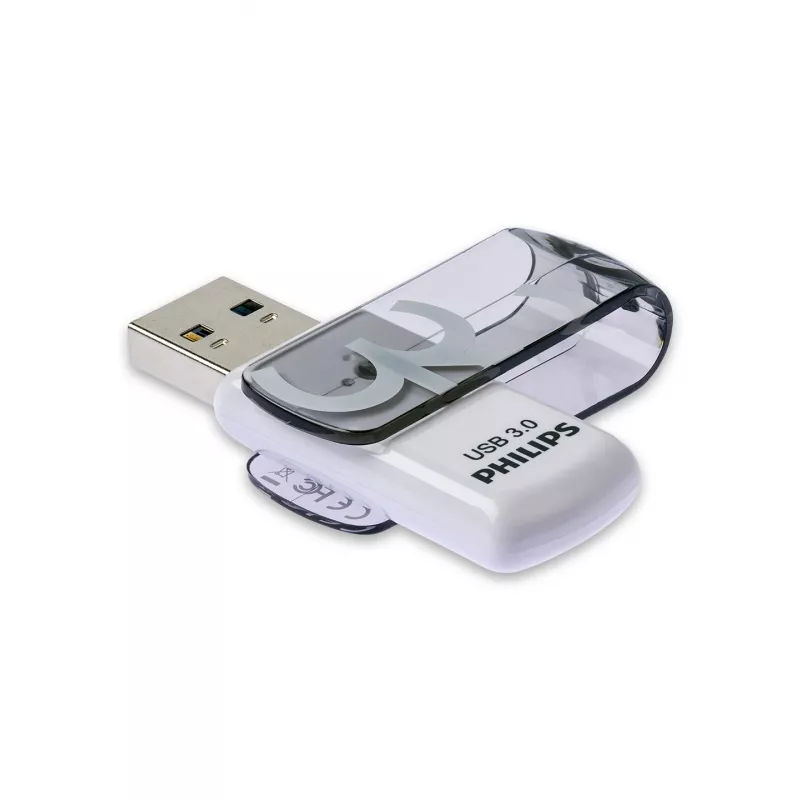 Philips Vivid USB-mälupulk 64 GB USB Type-A 3.2 Gen 1 (3.1 Gen 1) Hall, Valge