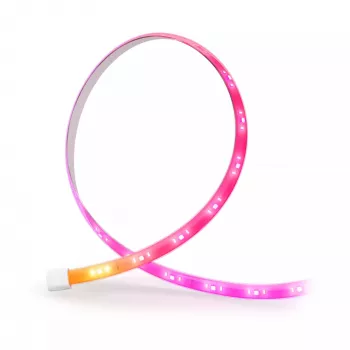 Philips Hue Flux valgusriba pikendus 5 m, nutikas valgusriba, Bluetooth/Zigbee, valge, silikoon, mitmevärviline, 48 W