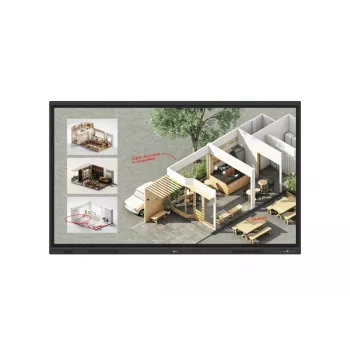 Interaktiivne tahvel LG CreateBoard Standard 65 tolli (165,1 cm) 4K UHD 3840×2160 puuteekraan VA paneel Wi‑Fi 6E 40W+20W