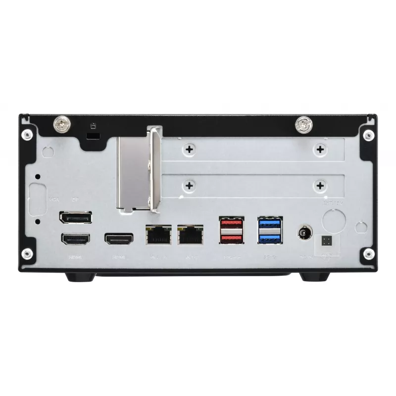 Shuttle XPC õhuke Barebone XB860G2 - S1851, Intel H860, 1xDP, 2xHDMI, 2 PCIe pesa (1x 16X ja 1x X1), 2x Intel LAN (1G + 2.5G), 8x USB, 3x M.2, 24/7 püsiv töö