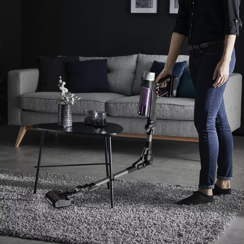 Rowenta RH2037 2-in-1 stick vacuum aku Dry Bagless 0.4 L 250 W Must, Lilla