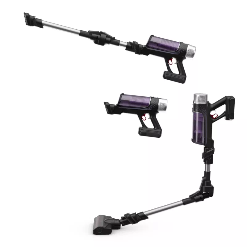 Rowenta RH2037 2-in-1 stick vacuum aku Dry Bagless 0.4 L 250 W Must, Lilla