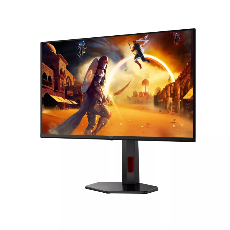 AOC G4 Q27G4ZDR arvutimonitor 67,3 cm (26,5 tolli) 2560 x 1440 pikslit Quad HD QD-OLED Must, Punane