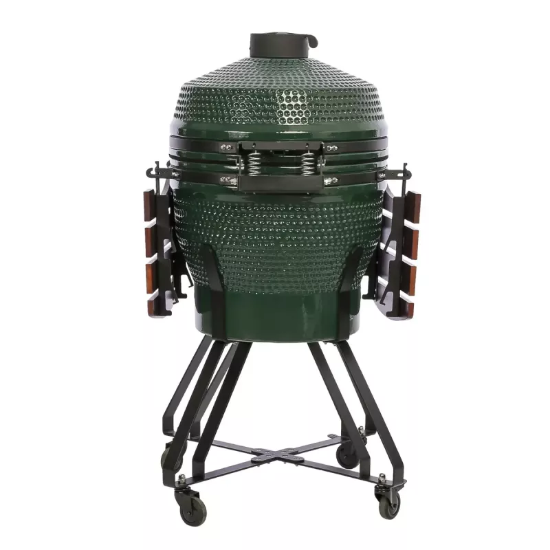 TARGUS Kamado Pro 22-tolline grill Suurus M (TunaBone) – keraamiline kamado, 22-tolline küpsetuspind, roheline