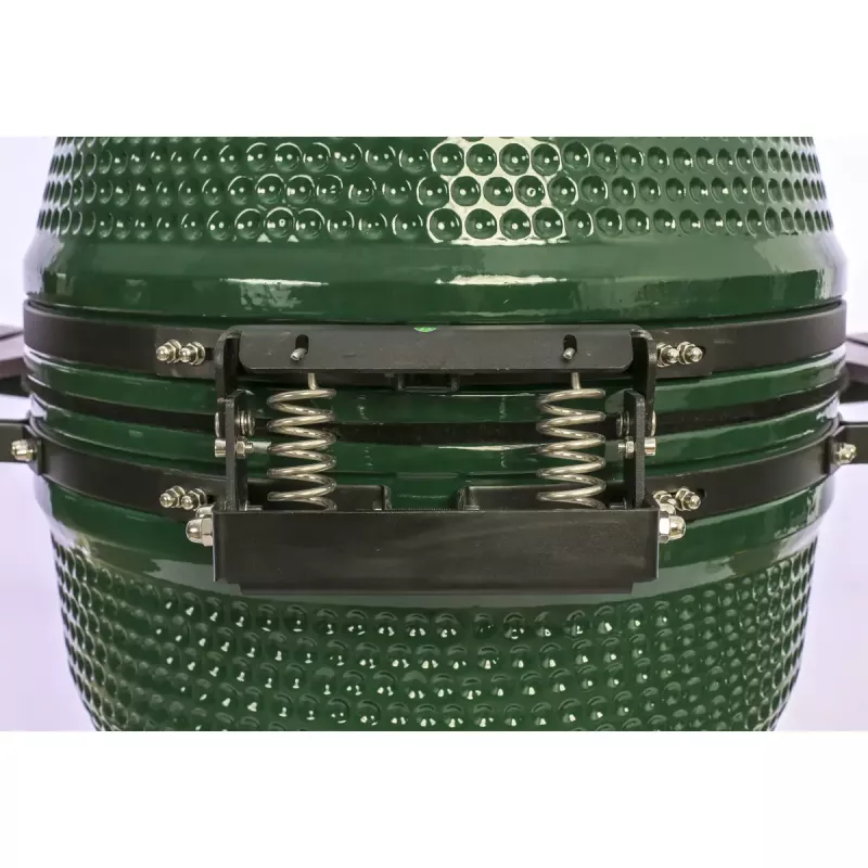 TARGUS Kamado Pro 22-tolline grill Suurus M (TunaBone) – keraamiline kamado, 22-tolline küpsetuspind, roheline