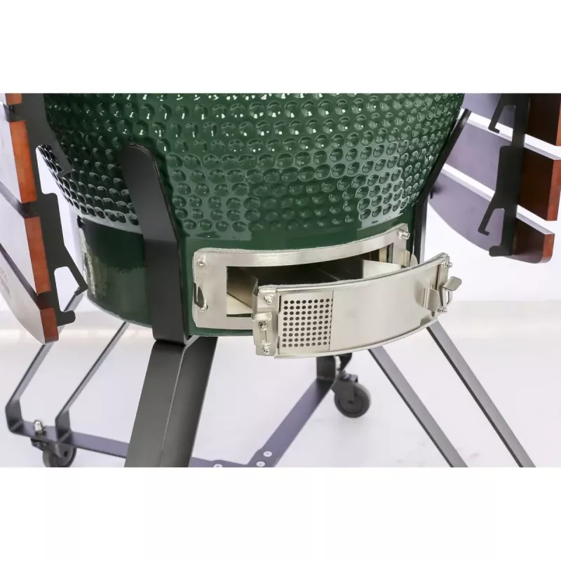 TARGUS Kamado Pro 22-tolline grill Suurus M (TunaBone) – keraamiline kamado, 22-tolline küpsetuspind, roheline