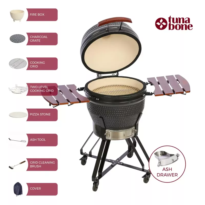Kamado Pro 22-tolline grill TARGUS Suurus M Tumehall