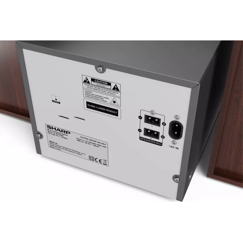 Sharp XL-B512(BR) koduaudiosüsteem Koduaudio mikrosüsteem 45 W Pruun